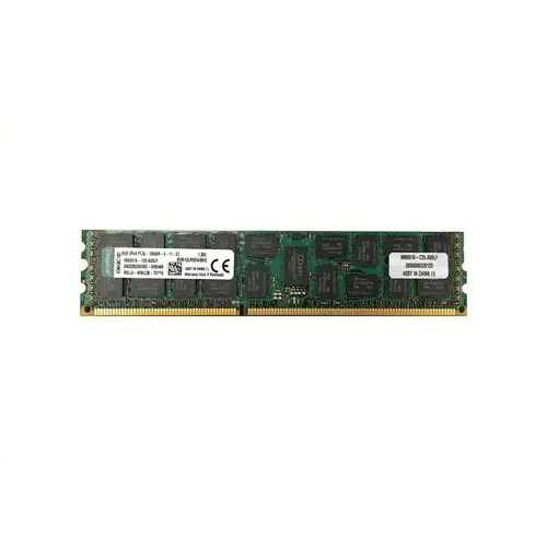 KVR13LR9D4/8HE - Kingston 8GB DDR3-1333MHz PC3-10600 ECC Registered CL9 240-Pin DIMM 1.35V Low Voltage Dual Rank x4 Memory Module Hynix E w/TS