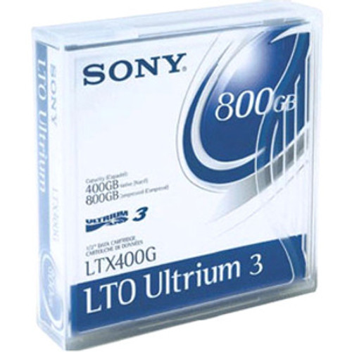 LTX400G/BC - Sony LTO Ultrium 3 Data Cartridge with Barcode Labeling LTO Ultrium LTO-3 400GB Native 800GB Compressed