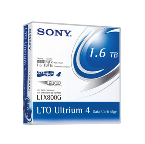 LTX800G - Sony LTO Ultrium 4 Tape Cartridge LTO Ultrium LTO-4 800GB Native 1.6TB Compressed 1 Pack