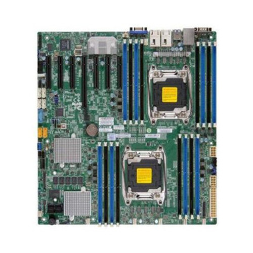 MBD-X10DRH-C-B - Supermicro X10DRH-C Socket LGA2011 Intel C612 Chipset EATX System Board Motherboard Supports 2x Xeon E5-2600 v3/v4 DDR4 16x DIMM