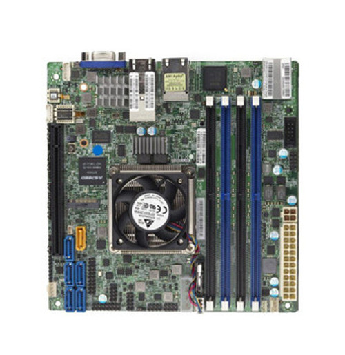 MBD-X10SDV-8C-TLN4F-O - Supermicro X10SDV-8C-TLN4F Socket FCBGA-1667 System on Chip Chipset Mini-ITX System Board Motherboard Supports Xeon D-1541 DDR4 4x DIMM