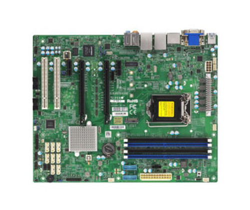 MBD-X11SAE-F - Supermicro X11SAE-F Socket LGA1151 Intel C236 Chipset ATX System Board Motherboard Supports Xeon E3-1200 v6/v5 Series DDR4 4x DIMM