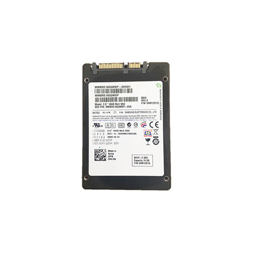 Samsung 16Gb Multi-Level Cell SATA 3Gb/s 2.5 SSD for Latitude D630 - MMBRE16G5MSP-OVA, compatible with Dell laptops
