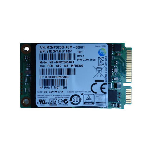 717807-001 - HP 256GB mSATA M.2 Solid State Drive