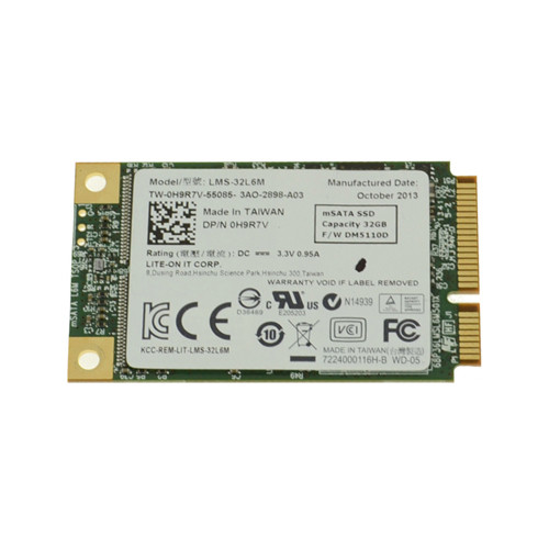 0H9R7V - Dell 32GB PCI Express mSATA 1.8" SSD