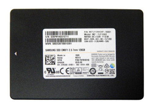 MZ7LF128HCHP-000D1 - Samsung CM871 128GB Triple-Level-Cell SATA 6Gb/s 2.5-Inch Solid State Drive