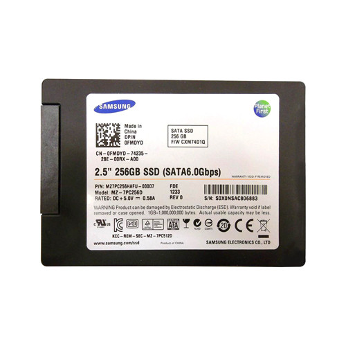 0FMDYD - Dell 256GB Multi-Level Cell SATA 6Gb/s 2.5-Inch Solid State Drive for Latitude