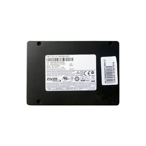 MZ-WLK8000 - Samsung 800GB PCIe NVMe 3.0 x4 U.2 SSD