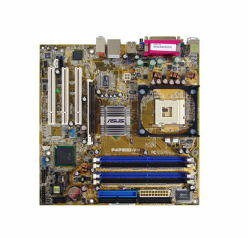 P4P800-VM-1 - ASUS Intel 865GICH5 Chipset Pentium 4Celeron up to 3.4GHz Processor Support Socket 478 micro-ATX Motherboard