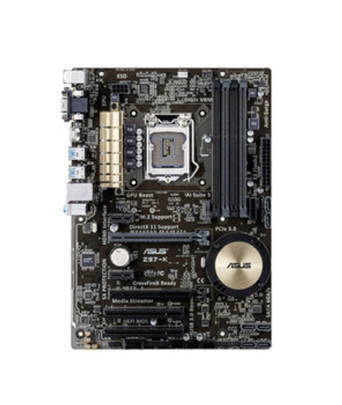 Z97-K/CSM - ASUS Socket LGA1150 Intel Z97 Chipset ATX System Board Motherboard Supports CeleronCore i3/Core i5Core i7Pentium Series DDR3 4x DIMM
