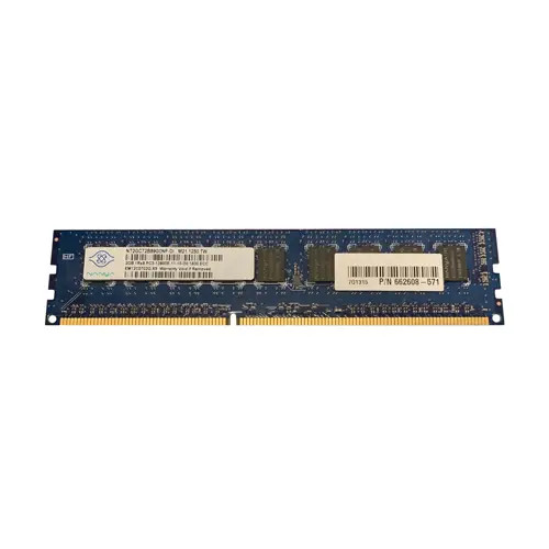 HP 2GB DDR3 ECC PC3-12800 1600Mhz 1Rx8 Memory for ProLiant DL360p Gen8 servers
