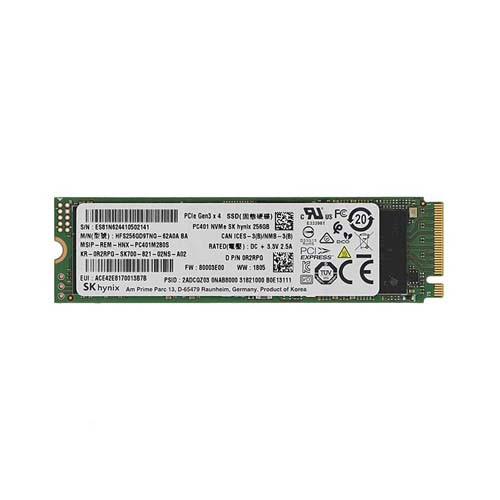 R2RPG - Dell 256GB PCIe NVMe 3.0 x4 M.2 2280 SSD