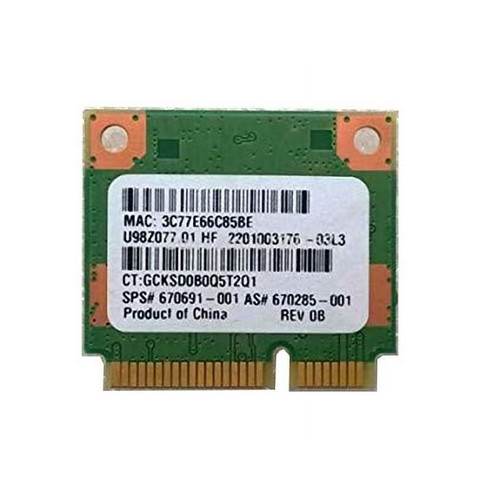 HP Wireless LAN Card for ProBook 4440S - Enhance connectivity with this 670691-001 card, compatible with HP laptops.