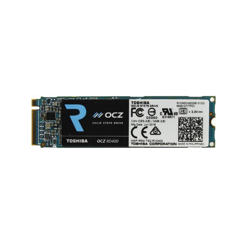 RVD400-M22280-512G - TOSHIBA 512GB PCIe NVMe 3.0 x4 M.2 2280 SSD