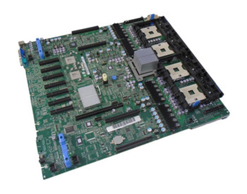 C284J - Dell Socket 604 Intel 7300 Chipset System Board Motherboard for PowerEdge R900 Supports 4x Xeon 7200/7300/7400 Series DDR2 32x DIMM