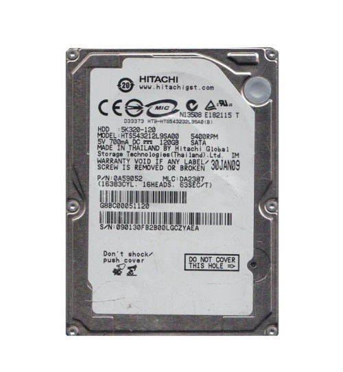 Hitachi 120GB 5400RPM SATA 2.5-inch Hard Drive for ProLiant DL360p Gen8 Servers