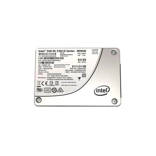 SSDSC2BX800G4P - HP 800GB SATA 6Gb/s 2.5" SSD