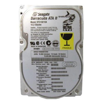 ST310210A - Seagate 10.2GB 7200RPM IDE 2MB 3.5" HDD