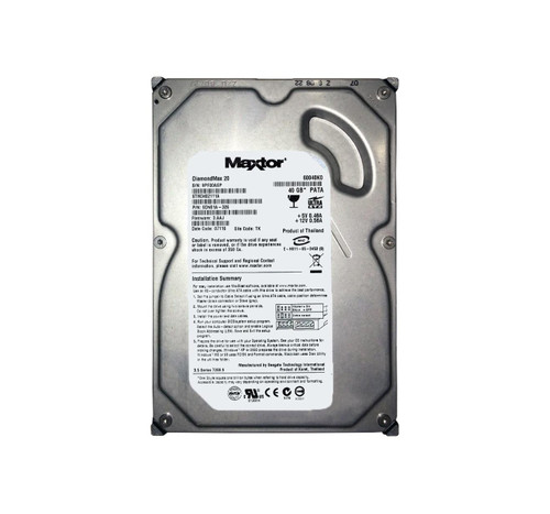 STM3402111A - Maxtor 40GB 7200RPM IDE ATA-100 2MB 3.5" HDD