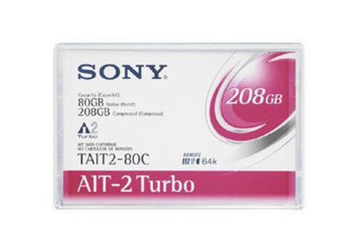 TAIT2-80CWW - Sony AIT-2 Turbo 80GB Native 208GB Compressed Tape Cartridge