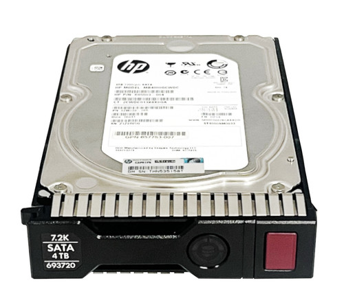 HP 695996-003 4TB 7200RPM SATA 6Gbps 3.5LFF Midline Hard Drive