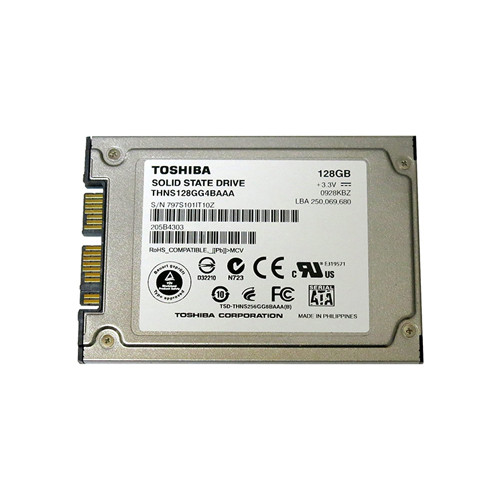 THNS128GG4BAAA - TOSHIBA 128GB SATA 3Gb/s 1.8" microSATA SSD