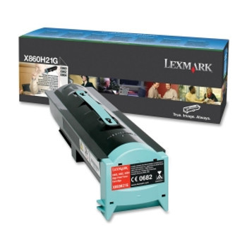 Lexmark X860H21G Black High Yield Toner Cartridge for X860