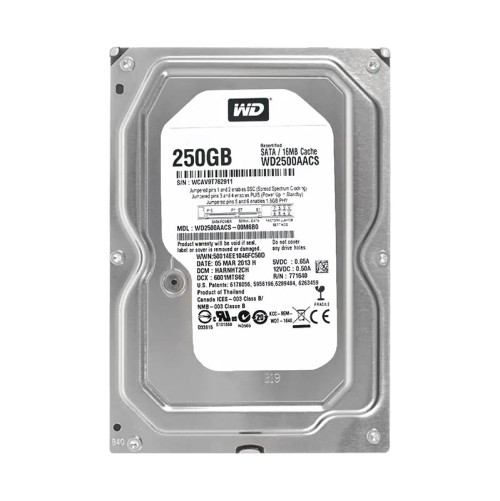 WD2500AACS-00M6B0 - Western Digital 250GB 7200RPM SATA 3.5" HDD