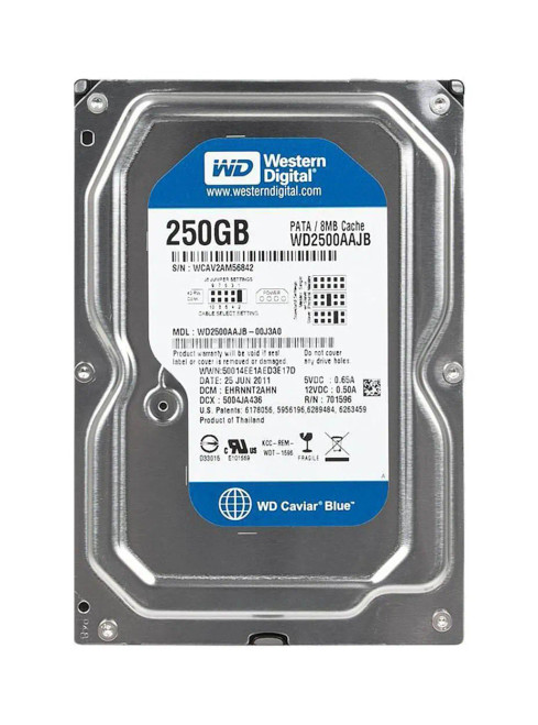 WD2500AAJB-00J3A0 - Western Digital 250GB 7200RPM PATA 3.5" HDD