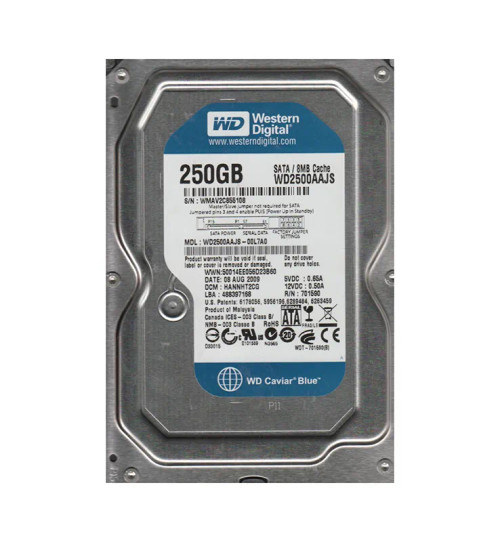 WD2500AAJS-00L7A0 - Western Digital 250GB 7200RPM SATA 3.5-Inch HDD