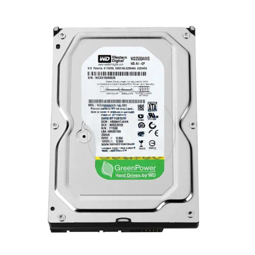 WD2500AVVS-14L2B0 - Western Digital 250GB 7200RPM SATA 3.5" 8MB HDD