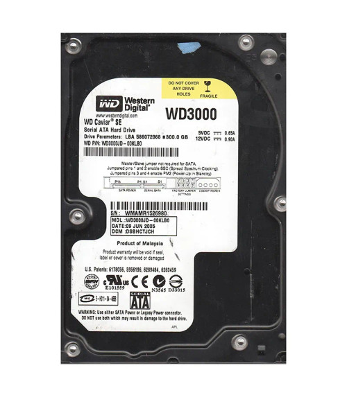 WD3000JD-00KLB0 - Western Digital 300GB 7200RPM SATA 8MB 3.5" HDD