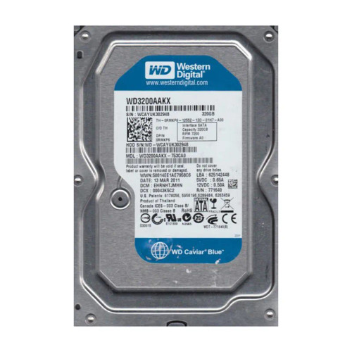 WD3200AAKX-753CA0 - Western Digital 320GB SATA 6Gb/s 7200RPM 3.5" HDD