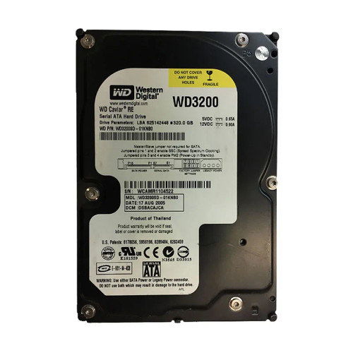 WD3200SD - Western Digital 320GB 7200RPM SATA 8MB 3.5" HDD