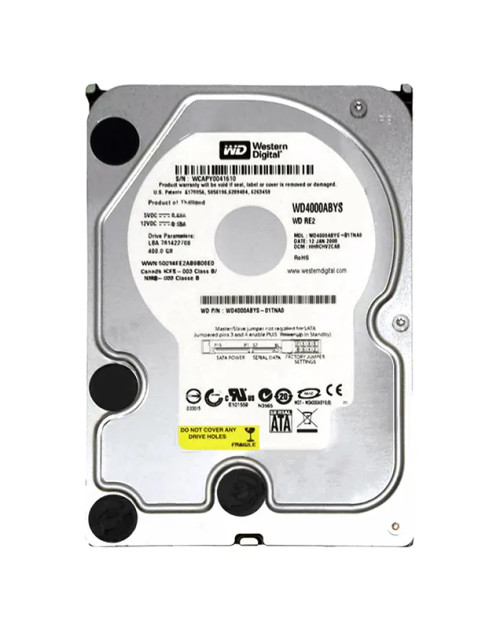 WD4000ABYS - WESTERN DIGITAL 400GB 7200RPM SATA 3Gb/s HDD