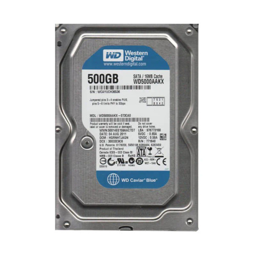 WD5000AAKX-073CA0 - Western Digital 500GB 7200RPM SATA 6Gb/s 16MB 3.5" HDD