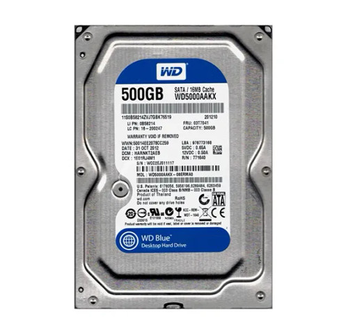 WD WD5000AAKX-08ERMA0 Caviar Blue 500GB SATA 6Gb/s 3.5Hard Drive