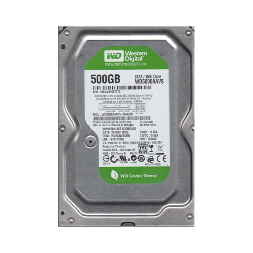 WD5000AAVS-14N7B0 - Western Digital 500GB 7200RPM SATA 3Gb/s 3.5" HDD