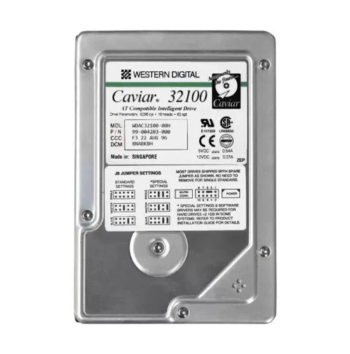 WDAC32100 - Western Digital 2.1GB 5200RPM IDE 3.5" HDD