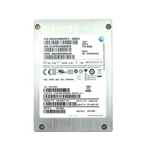X446A-R6 - NETAPP 200GB SAS 2.5" SSD