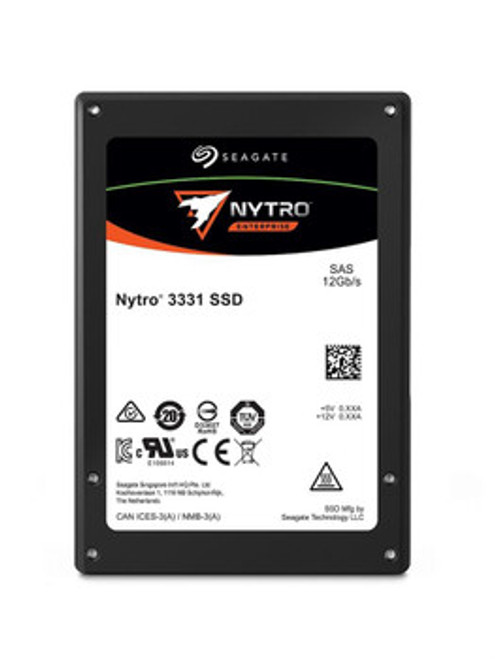 XS960SE70024 - Seagate Nytro 3331 Series 960GB 3D Triple-Level-Cell SAS 12Gb/s Scaled Endurance 2.5-Inch Solid State Drive