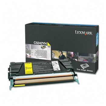 C5242YH - Lexmark Yellow High Yield Toner Cartridge