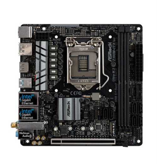 Z390M-ITX/AC - iMicro Socket LGA1151 Intel Z390 Chipset Mini-ITX System Board Motherboard Supports 8th/9th Gen Core Series DDR4 2x DIMM