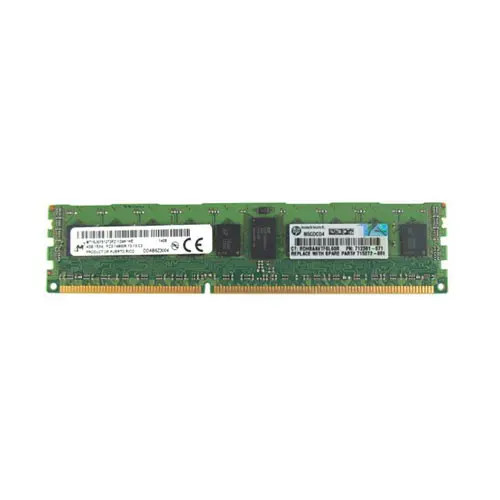 712381-071 - HP 4GB DDR3-1866MHz PC3-14900 ECC Registered CL13 240-Pin DIMM 1.35V Low Voltage Single Rank Memory Module