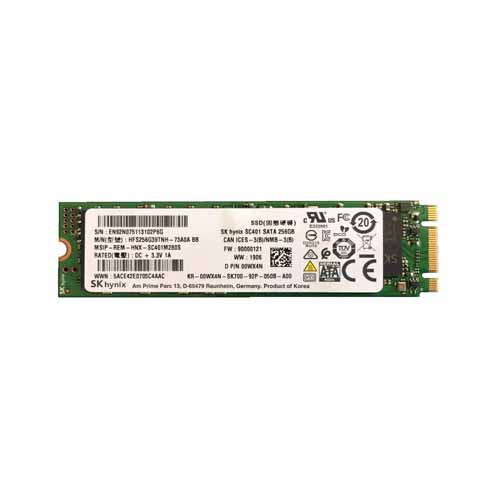 0WX4N - Dell 256GB SATA 6Gb/s M.2 2280 SSD