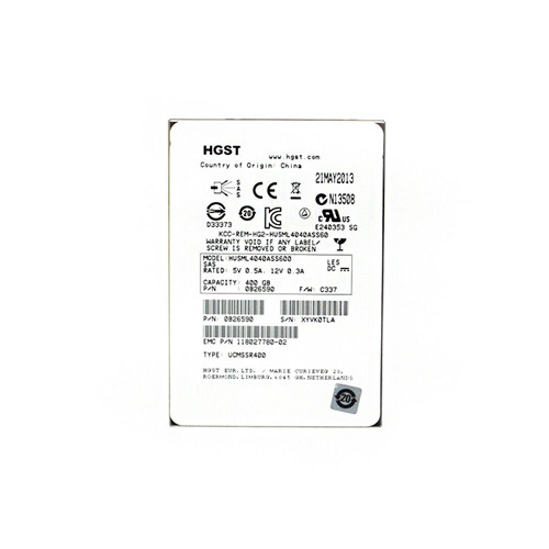 118027780-02 - EMC 400GB SAS 6Gb/s 2.5" SSD