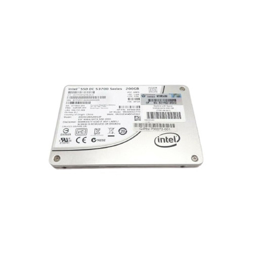 HPE 200GB SATA 6Gbps SFF QR Enterprise SSD for SL230s Gen8 and SL250s Gen8 Servers