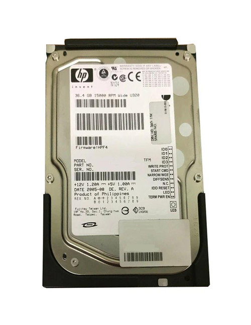 404670-009 - HP 36.4GB 15000RPM Ultra320 SCSI 3.5" HDD