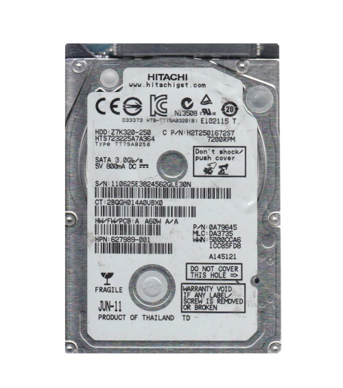 0A79645 - HGST 250GB 7200RPM SATA 2.5" HDD