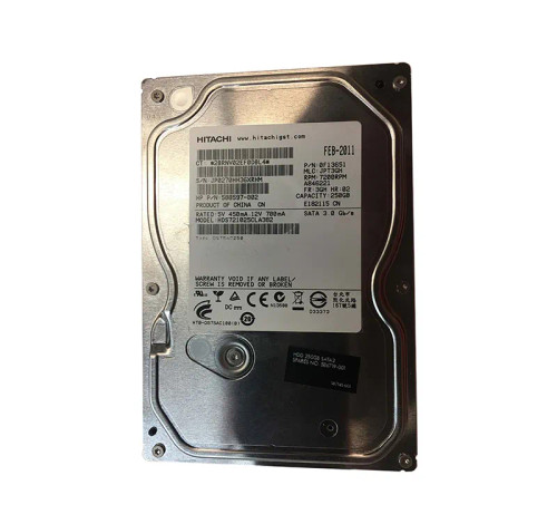 586719-001 - HP 250GB 7200RPM SATA 3.5" HDD